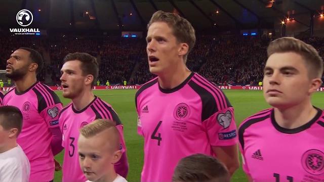 Flower of Scotland – Scotland v Slovakia Flower of Scotland – Scotland v Slovakia