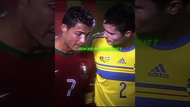 Ronaldo against Sweden player #football Ronaldo against Sweden player #football