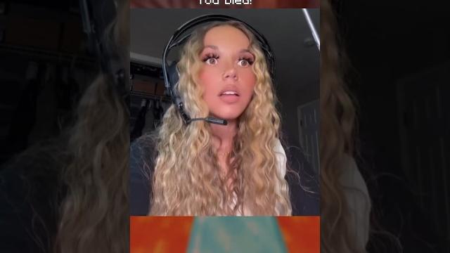 @Maddieshaek Minecraft trickshot @Maddieshaek Minecraft trickshot