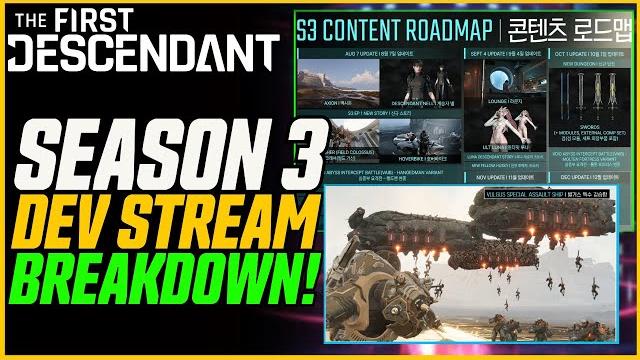 THE FUTURE OF TFD! S3 Dev Stream Breakdown & Brutally Honest Feedback // The First Descendant THE FUTURE OF TFD! S3 Dev Stream Breakdown & Brutally Honest Feedback // The First Descendant