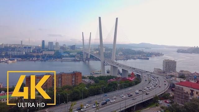 4K Walking Tour with City Sounds - Trip to Vladivostok, Russia 4K Walking Tour with City Sounds - Trip to Vladivostok, Russia
