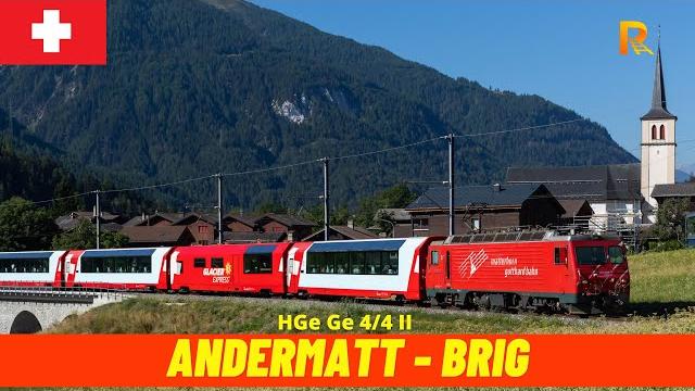 Cab Ride Glacier Express Andermatt - Brig (Matterhorn Gotthard Bahn, April 2025, Switzerland) 4K Cab Ride Glacier Express Andermatt - Brig (Matterhorn Gotthard Bahn, April 2025, Switzerland) 4K