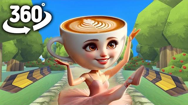 Ballerina Cappuccina Chase You!| 360° VR Ballerina Cappuccina Chase You!| 360° VR