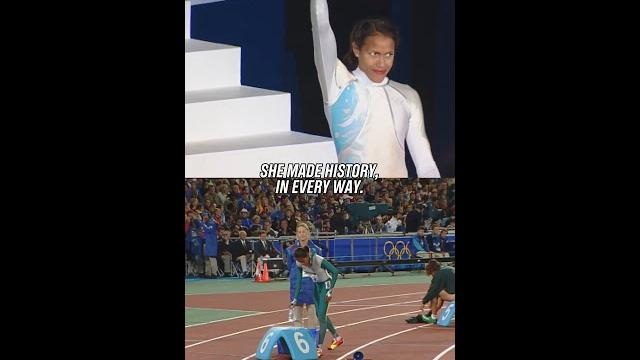 An icon. A legacy. Cathy Freeman. ️ An icon. A legacy. Cathy Freeman. ️