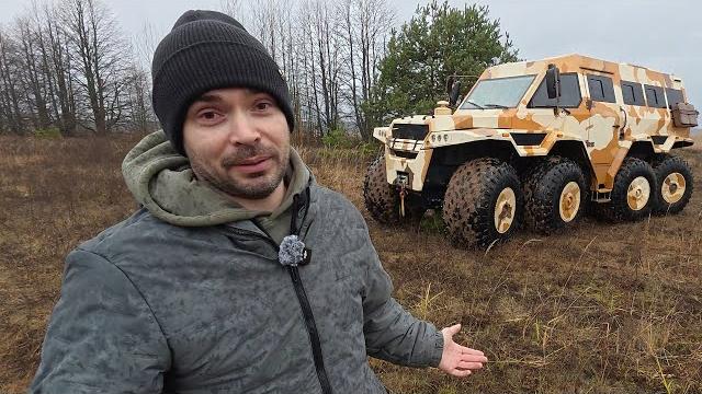 Found the most expensive all-terrain vehicle 8x8 Shaman! Found the most expensive all-terrain vehicle 8x8 Shaman!
