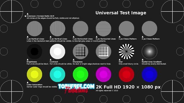 Тестовый ролик 1920x1080p для проверки телевизора, проектора или тв-приставки на FullHD Тестовый ролик 1920x1080p для проверки телевизора, проектора или тв-приставки на FullHD