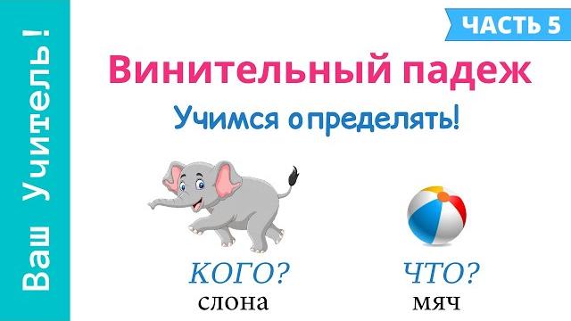 Винительный падеж. Как определить винительный падеж? Винительный падеж. Как определить винительный падеж?