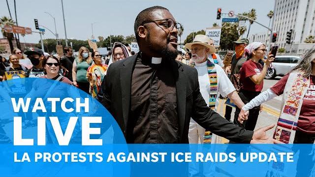 LA protests updates live on June 10: Demonstrations oppose ICE until curfew sees police take control LA protests updates live on June 10: Demonstrations oppose ICE until curfew sees police take control