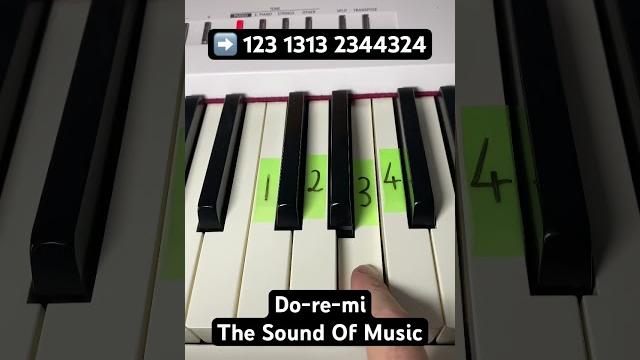 How to play Do-re-mi from the Sound Of Music on piano How to play Do-re-mi from the Sound Of Music on piano