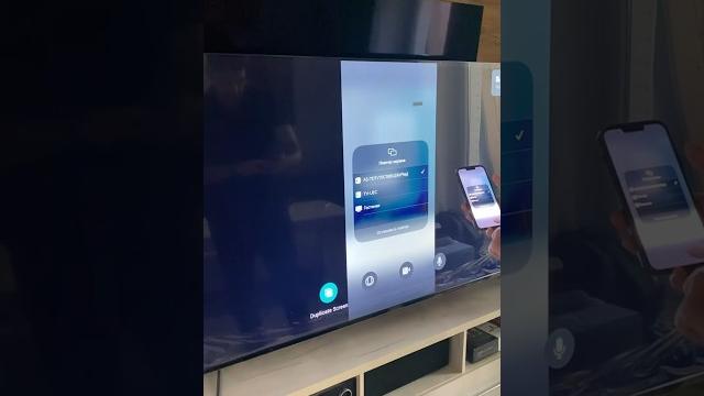 Как транслировать свой телефон на телевизор?! #airplay #airscreen #трансляция #shorts #лайфхак Как транслировать свой телефон на телевизор?! #airplay #airscreen #трансляция #shorts #лайфхак