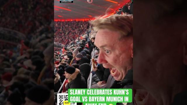 SLANEY CELEBRATES KUHN GOAL FOR CELTIC VS BAYEN MUNICH #celtic #fcbayern #championsleague SLANEY CELEBRATES KUHN GOAL FOR CELTIC VS BAYEN MUNICH #celtic #fcbayern #championsleague