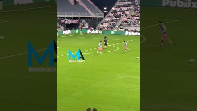 Lionel Messi scoring a goal for Inter Miami in warm up vs. Newell's Old Boys! #lionelmessi #messi Lionel Messi scoring a goal for Inter Miami in warm up vs. Newell's Old Boys! #lionelmessi #messi