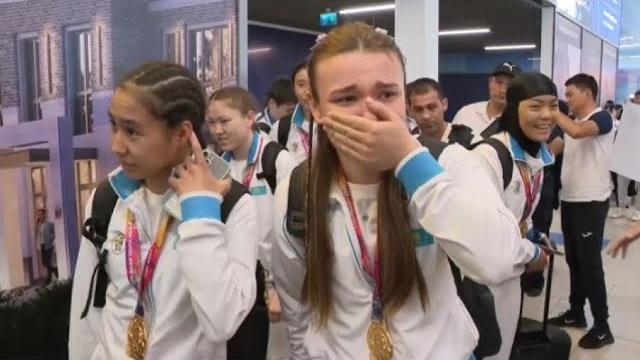 Призёров чемпионата Азии по боксу встретили в Алматы Призёров чемпионата Азии по боксу встретили в Алматы