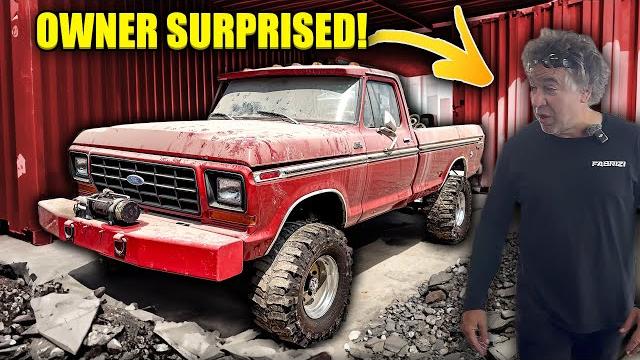 Owner Surprised With His F250 CLEANED After 20 Years in a Shipping Container | AMAZING REACTION! Owner Surprised With His F250 CLEANED After 20 Years in a Shipping Container | AMAZING REACTION!