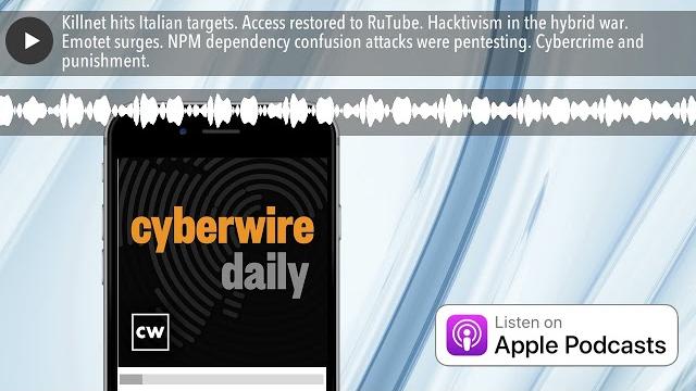Killnet hits Italian targets. Access restored to RuTube. Hacktivism in the hybrid war. Emotet surge Killnet hits Italian targets. Access restored to RuTube. Hacktivism in the hybrid war. Emotet surge