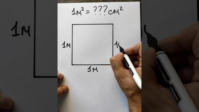 Что такое 1 квадратный метр? #shorts Что такое 1 квадратный метр? #shorts