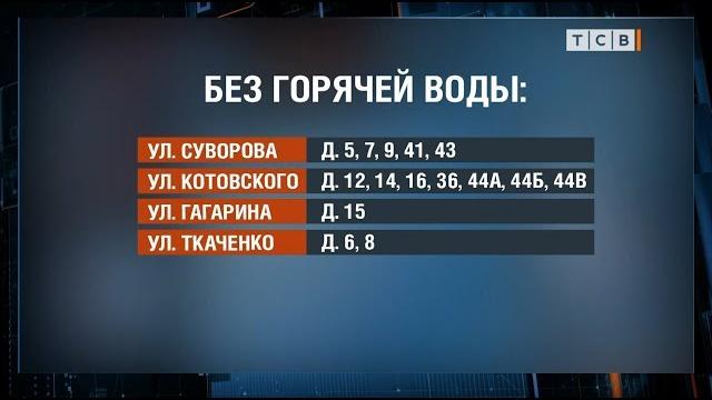 Отключение горячей воды Отключение горячей воды