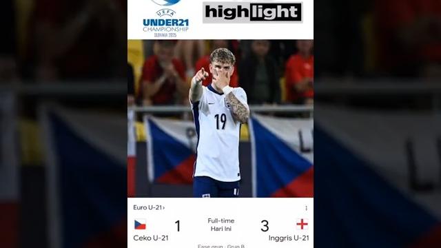 ENGLAND U21 BANTAI CZECHIA U21, UEFA EUROPEAN U21 CHAMPIONSHIP 2025 #shorts #england #czechia ENGLAND U21 BANTAI CZECHIA U21, UEFA EUROPEAN U21 CHAMPIONSHIP 2025 #shorts #england #czechia