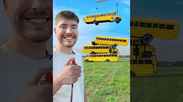 Сколько Школьных Автобусов Мы Сложим Друг на Друга? Сколько Школьных Автобусов Мы Сложим Друг на Друга?