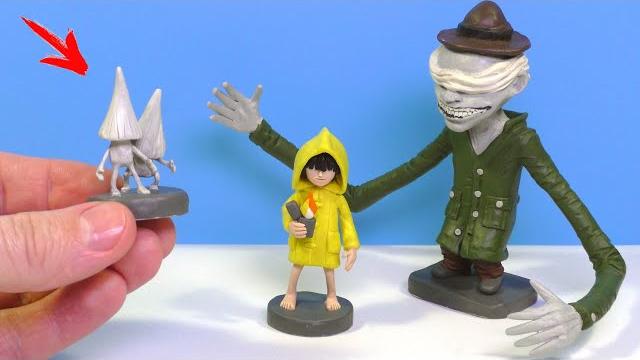 Маленькие Кошмары Слепой Уборщик, Шестая и Номы из игры Little Nightmares | Видео Лепка Маленькие Кошмары Слепой Уборщик, Шестая и Номы из игры Little Nightmares | Видео Лепка