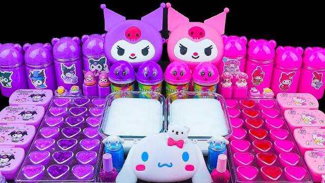 PURPLE vs PINK KUROMI SLIME 30 Minutes ASMR Slime Showdown, Mixing Random Things | Tana Slime ASMR PURPLE vs PINK KUROMI SLIME 30 Minutes ASMR Slime Showdown, Mixing Random Things | Tana Slime ASMR