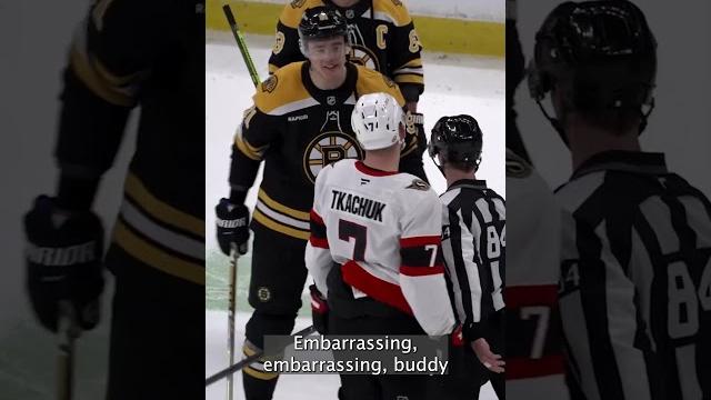 Nikita Zadorov v. Brady Tkachuk. On the mic. Enjoy. Nikita Zadorov v. Brady Tkachuk. On the mic. Enjoy.