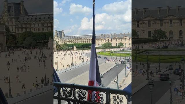 Что видно из окна Лувра #paris #louvre Что видно из окна Лувра #paris #louvre