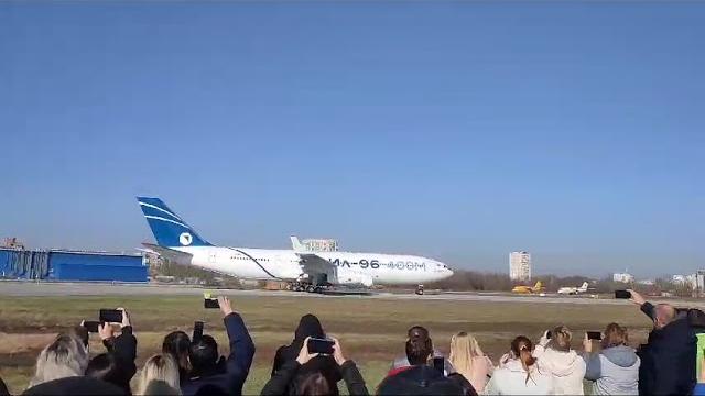 Первый полет ИЛ-96 400М RA-96115. Первый полет ИЛ-96 400М RA-96115.