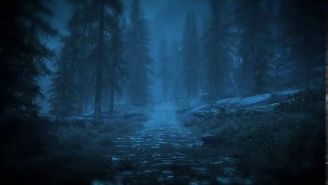 Skyrim - Night Rain Ambiance 2 (ambient music, raindrops, crickets, trees) Skyrim - Night Rain Ambiance 2 (ambient music, raindrops, crickets, trees)
