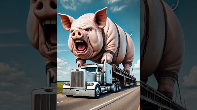 Terrorists catch this big pig and take it away #ai #pig #trending Terrorists catch this big pig and take it away #ai #pig #trending