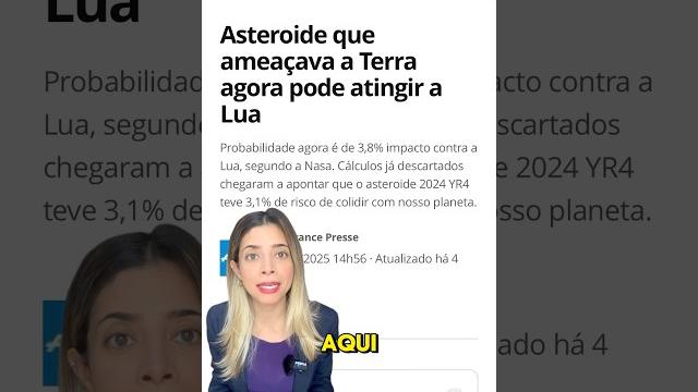 ASTEROID 2024 YR4 THREATENS THE MOON! #astronomy ASTEROID 2024 YR4 THREATENS THE MOON! #astronomy