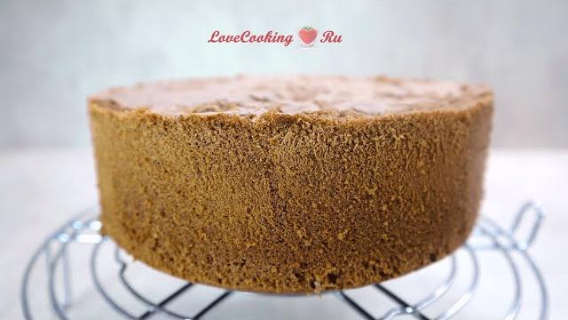 Genoise chocolate sponge cake Genoise chocolate sponge cake