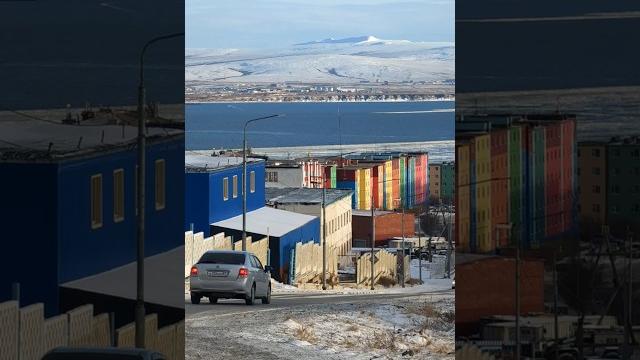Город Анадырь 29 октября 2024 года Панорама города сверху Чукотка Дальний Восток Арктика Город Анадырь 29 октября 2024 года Панорама города сверху Чукотка Дальний Восток Арктика