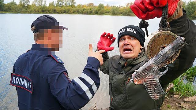 Получили штраф за жуткие и опасные находки на магнитной рыбалке! Получили штраф за жуткие и опасные находки на магнитной рыбалке!