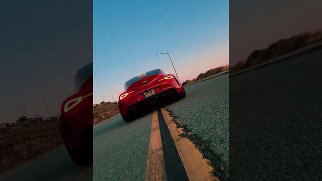 How to FILM a SUPRA driving UP! #Shorts How to FILM a SUPRA driving UP! #Shorts