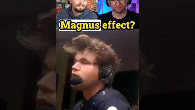 Magnus Carlsen on "Magnus Effect" Magnus Carlsen on "Magnus Effect"