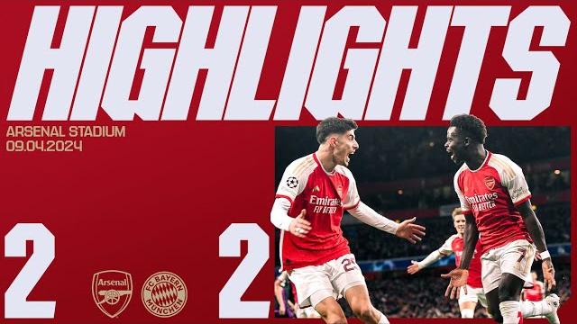 HIGHLIGHTS | Arsenal vs Bayern Munich (2-2) | Saka, Gnabry, Kane, Trossard | Champions League HIGHLIGHTS | Arsenal vs Bayern Munich (2-2) | Saka, Gnabry, Kane, Trossard | Champions League