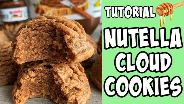 How to make a Nutella Cloud Cookie! tutorial #shorts How to make a Nutella Cloud Cookie! tutorial #shorts