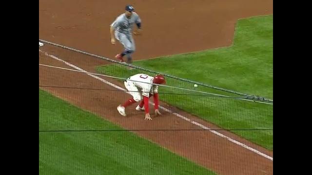 One of the wildest double plays you'll EVER see! One of the wildest double plays you'll EVER see!