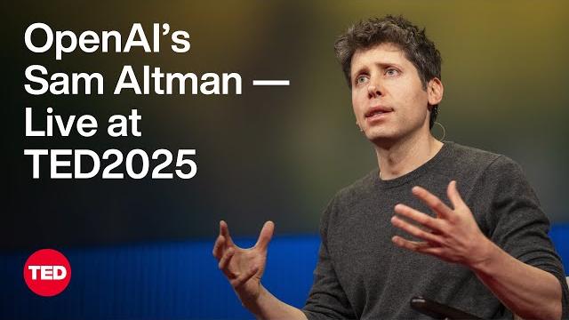 OpenAI’s Sam Altman Talks ChatGPT, AI Agents and Superintelligence — Live at TED2025 OpenAI’s Sam Altman Talks ChatGPT, AI Agents and Superintelligence — Live at TED2025