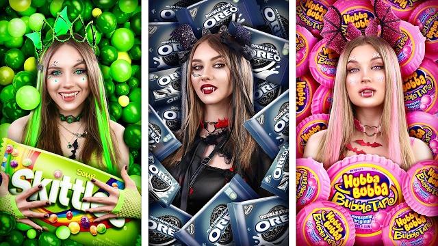Цветной Челлендж Для Вампиров! Розовый vs Черный vs Зеленый Вампир Цветной Челлендж Для Вампиров! Розовый vs Черный vs Зеленый Вампир
