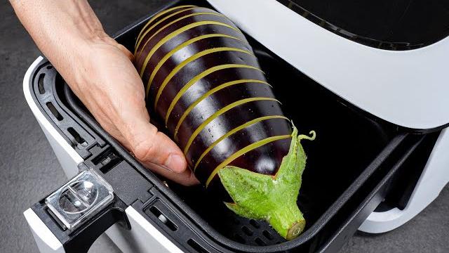Cut an Eggplant Like THIS – Air Fryer Game Changer! Cut an Eggplant Like THIS – Air Fryer Game Changer!