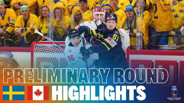 Highlights: Sweden vs Canada | 2025 #MensWorlds #IIHF Highlights: Sweden vs Canada | 2025 #MensWorlds #IIHF