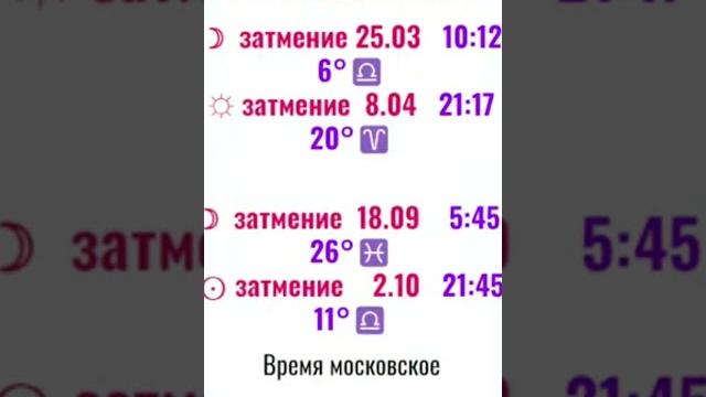 4 и ️ затмения в 2024 4 и ️ затмения в 2024