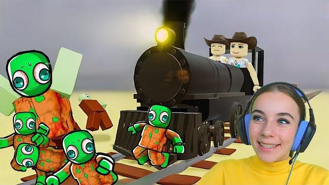 ПОБЕГ НА ПОЕЗДЕ ЗОМБИ в ROBLOX! ПОБЕГ НА ПОЕЗДЕ ЗОМБИ в ROBLOX!