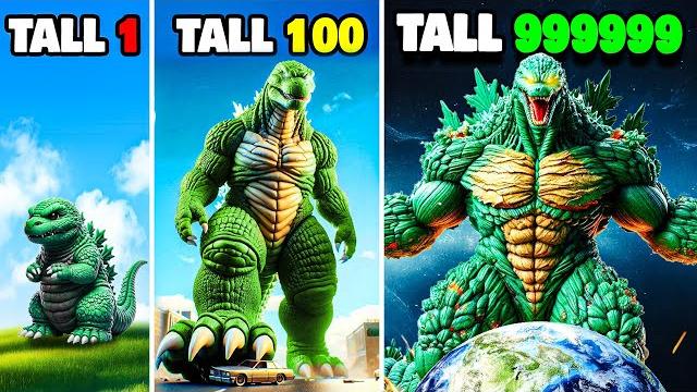 Upgrading GODZILLA to the TALLEST EVER in GTA 5 Upgrading GODZILLA to the TALLEST EVER in GTA 5