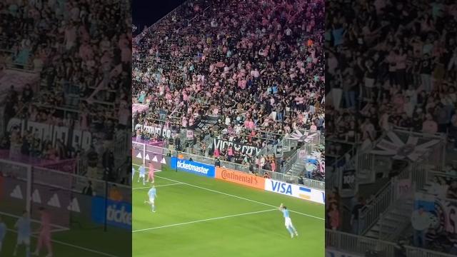 SIUUUU in front of Messi Mitja Ilenič Siuuu iconic celebration Inter Miami vs NY city MLS 2025 #yt SIUUUU in front of Messi Mitja Ilenič Siuuu iconic celebration Inter Miami vs NY city MLS 2025 #yt