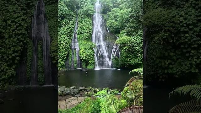 Banyumala - beautiful waterfall in Bali Banyumala - beautiful waterfall in Bali