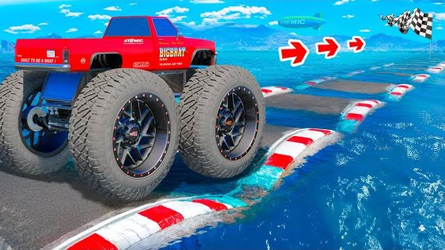 HOW FAR CAN A CAR GO OVER WATER BUMPS IN GTA 5? HOW FAR CAN A CAR GO OVER WATER BUMPS IN GTA 5?
