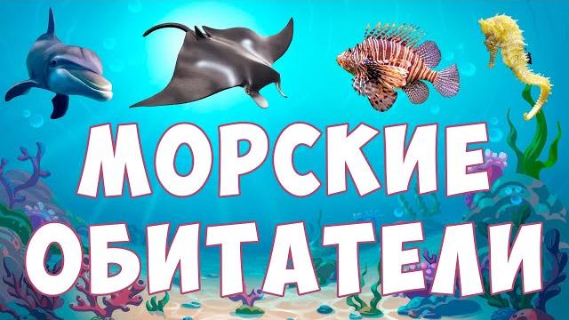Морские животные для детей | Обитатели морей и океанов | развивающее видео для малышей Морские животные для детей | Обитатели морей и океанов | развивающее видео для малышей